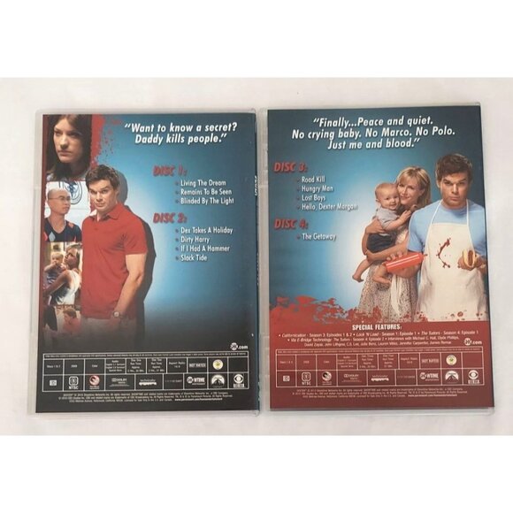 Dexter - The Complete Second & Fourth Seasons (DVD, 2008, 4-Disc Set) - Picture 3 of 5
